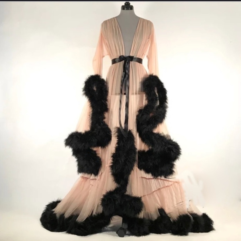 Fancy Black and Tan robe gorgeous